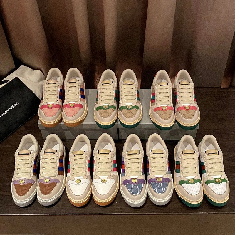 

2022 Women's shoes dirty shoes early spring new old retro vulcanized shoes men's old flower fashion vulcanized women