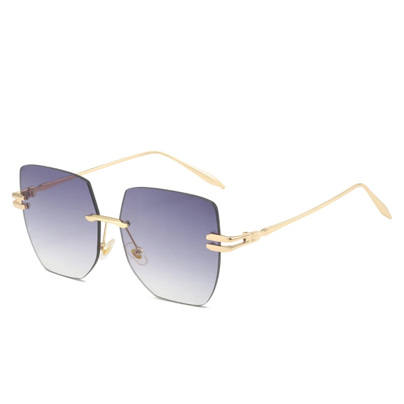 2024 Женские Солнцезащитные Очки В Стиле Ретро С Градиентом Брендовые