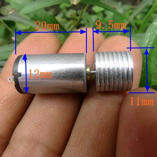 Маленький мини-круглый вибрационный двигатель 12 мм постоянного тока 3 В-6 В 5 В, высокоскоростной сильный вибрационный эксцентриковый колесный вибратор для игрушечного массажера, геймпада