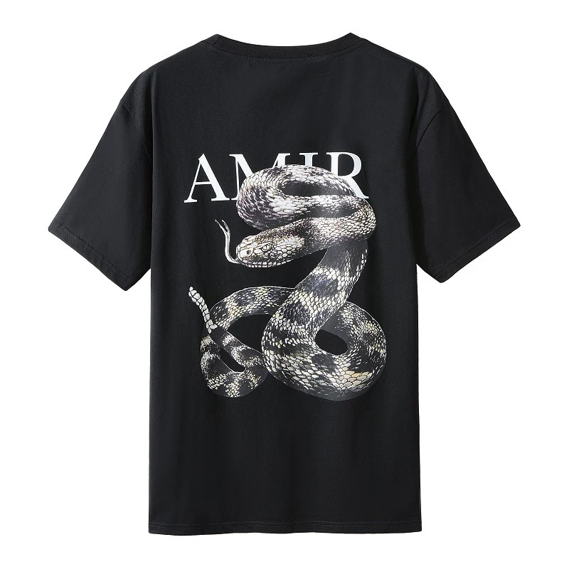 Высококачественная свободная дышащая мужская футболка с рисунком брызг круглым