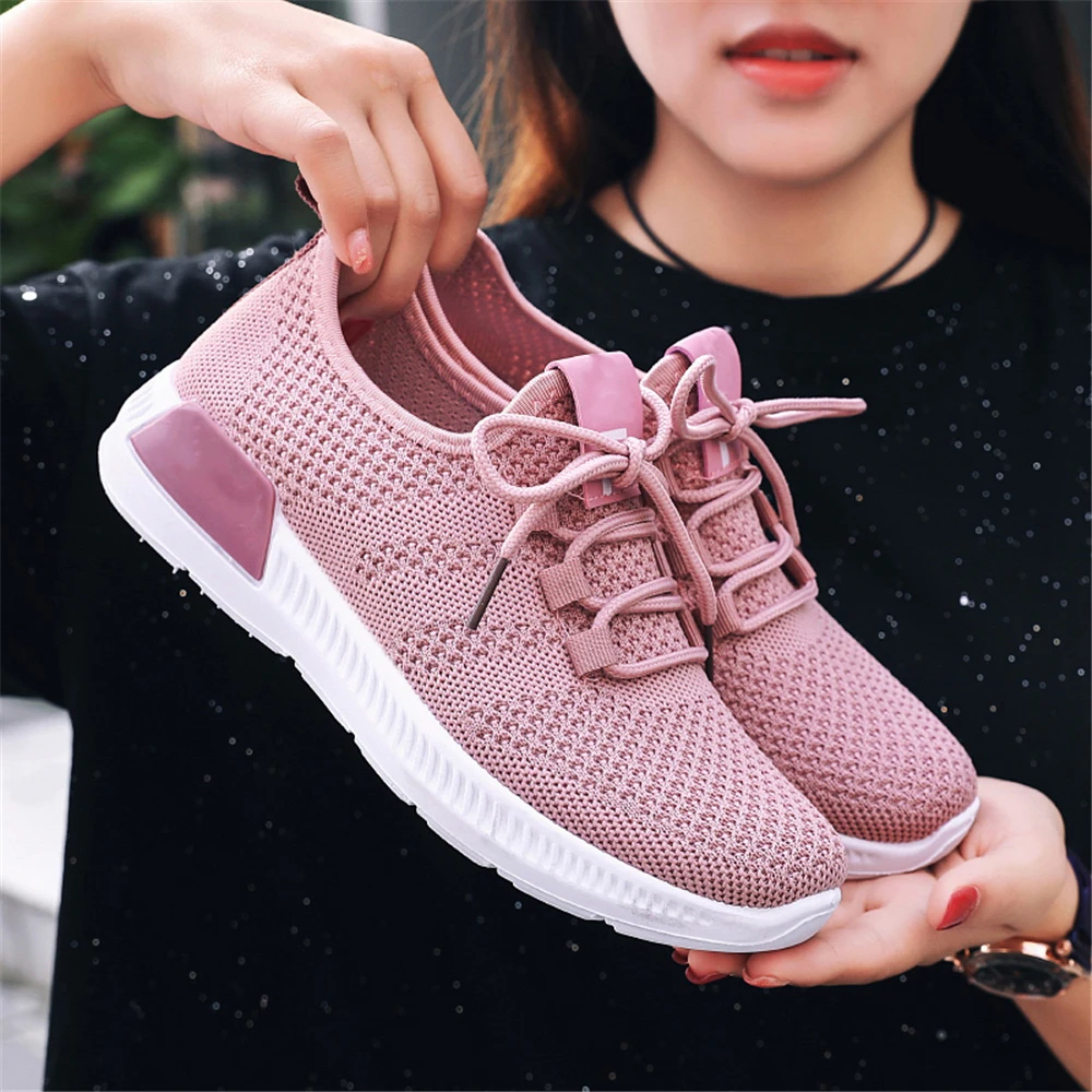 

Women Running Shoes Air Soft Comfortable Light Sport Shoes Female Fitness Trainers Walking Ladies Mesh Sneakers Zapatillas Mujer