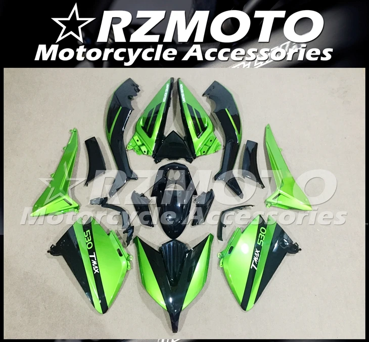 

Стильные новые комплекты обтекателей из АБС-пластика, подходят для YAMAHA T-max 530 2015 2016 tmax 15 16, кузов под заказ, зеленый