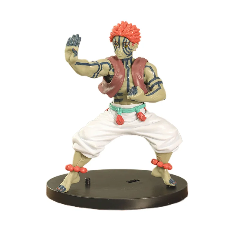 

Demon Slayer Kimetsu No Yaiba Figure Akaza Hot Anime Dolls Model Figurine