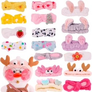 Cute Headband Bunny Ears/Eyes Bow Cat for 30 Cm Yellow Duck Dolls lalafanfan Accessories Decorate Ch in Pakistan