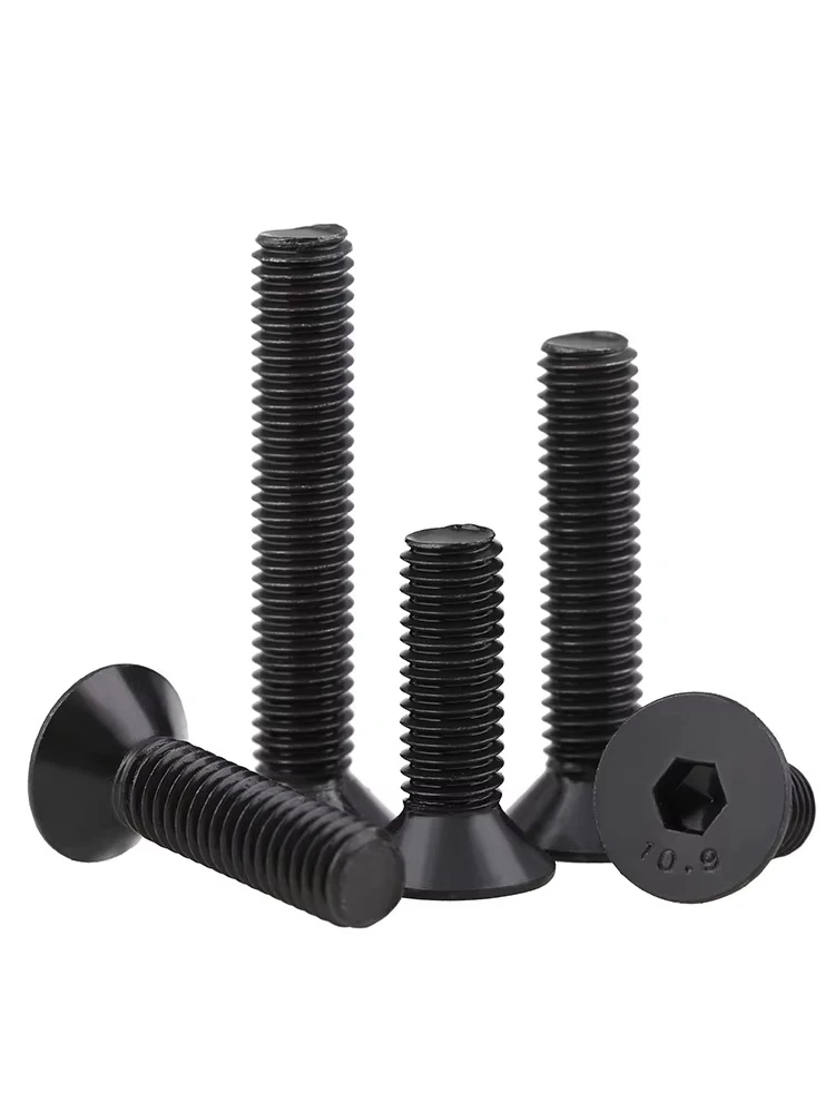 Фото Винты с потайной головкой под шестигранник M8, M10, M12, M16, M20, класс прочности 10.9, высокопрочные, с плоской головкой, под шестигранник №3
