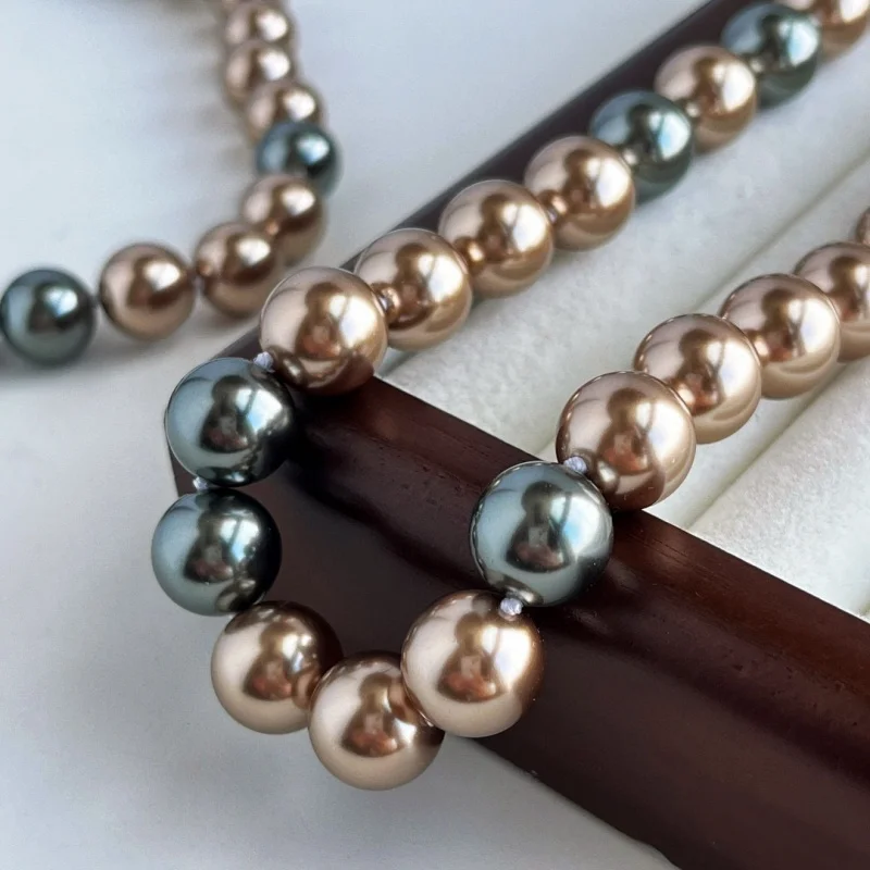 Осенне-зимнее ожерелье во французском стиле с крупными частицами нишевое