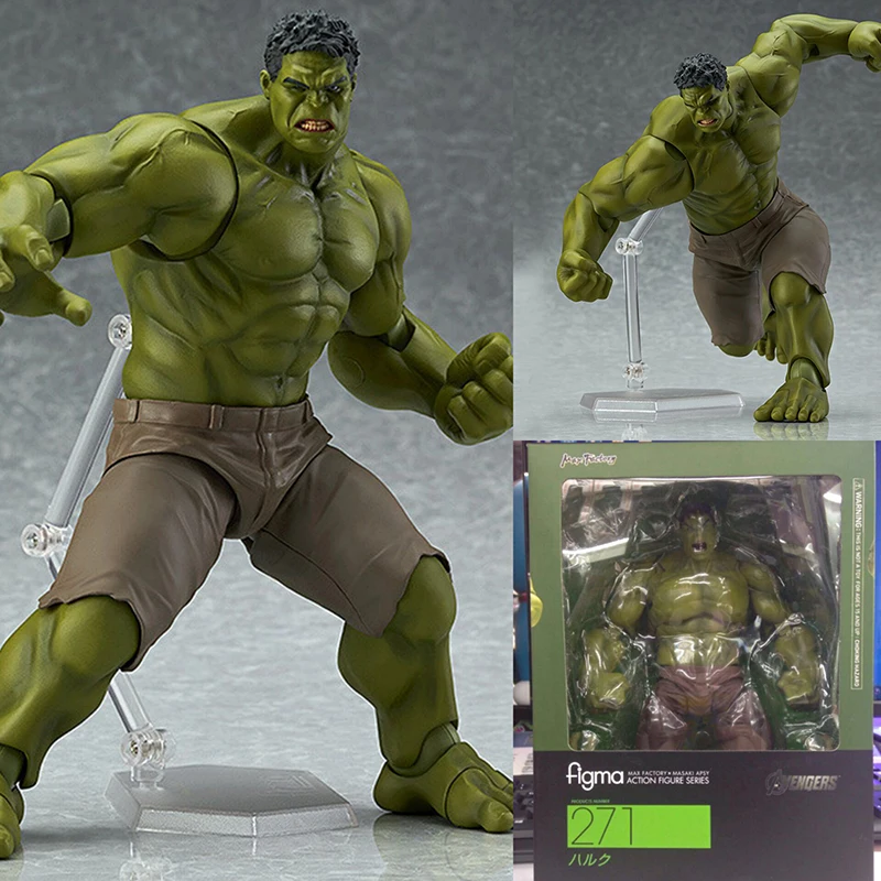 

Marvel SHFiguarts Thanos Figma 271 Hulk Avengers Infinity War Joints Moveable Action Figure BJD Collectable Model Toy Doll Gifts