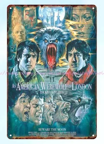 Художественный домик на ферме американский Wereeolf в Лондоне плакат из фильма