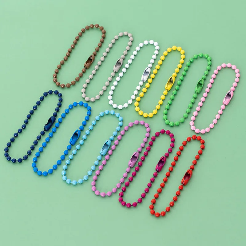 

Цепочка с бусинами для бижутерии, 12 см, 2,4 мм, 20 шт./лот