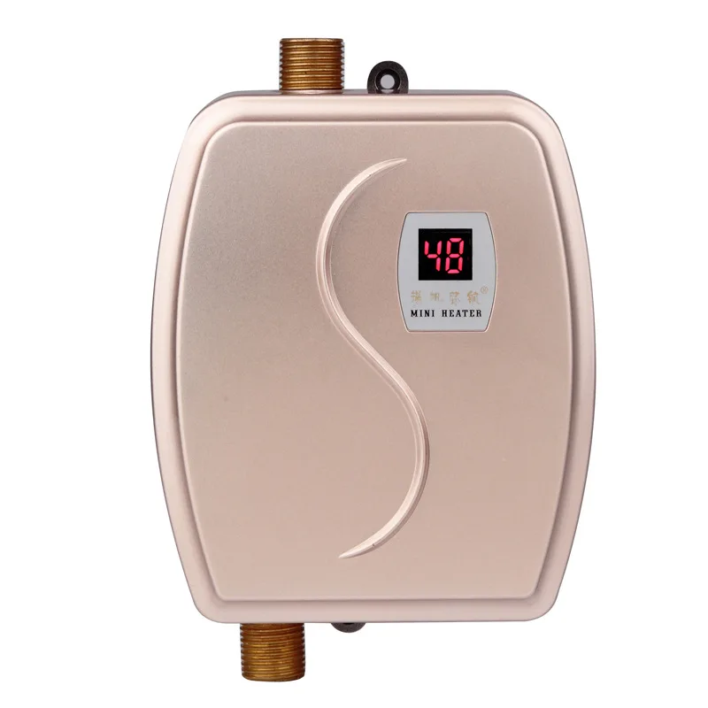 

Instant electric water faucet kitchen fast heating constant temperature household cold and hot mini water heater 3800W