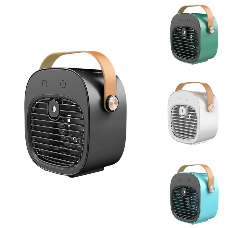 

Portable Mini Air Conditioner Desktop Fan Cooler Humidifier Purifier For Room Office Home Bedroom Living Room