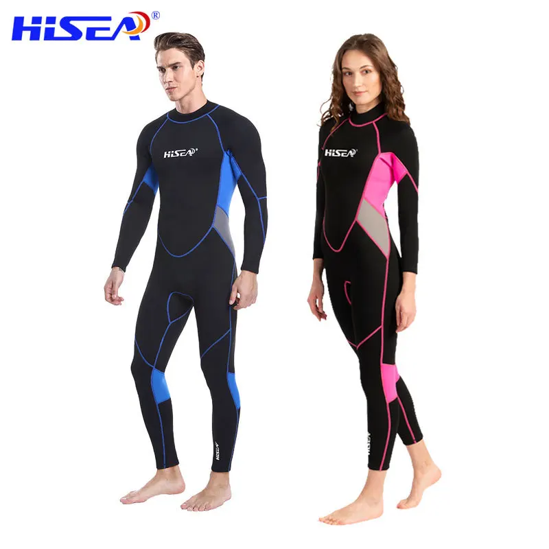 Premium 3MM Neoprene Men One Piece Snorkeling UnderWater Hunting Wetsuit Keep Warm Surf Scuba Spearfishing Swim Diving Suit