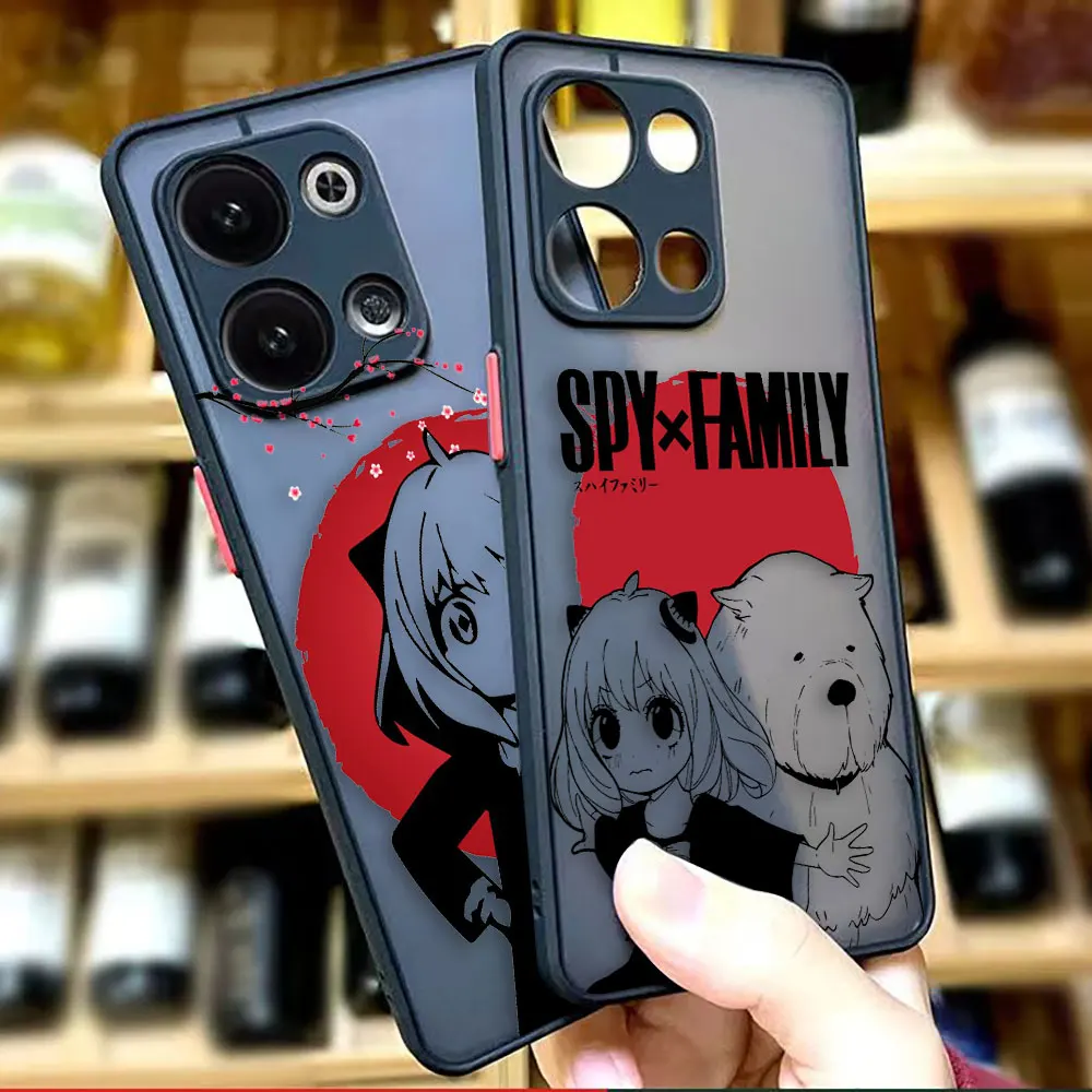 

Hot Anime Spy Family Anya Forger Matte Case for OPPO RENO 8 8T 7Z 7 6Z 6 5 4 3 PRO PLUS Edge Hard PC Case Funda Capa Shell Cover