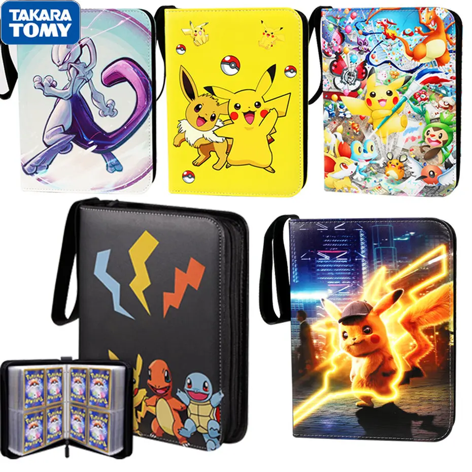 

Can Hold 200-720Pcs Cards Holder Album Pokemon Box Gx Francaise Card Holder For Pokemon Card Holder Game Cards Book