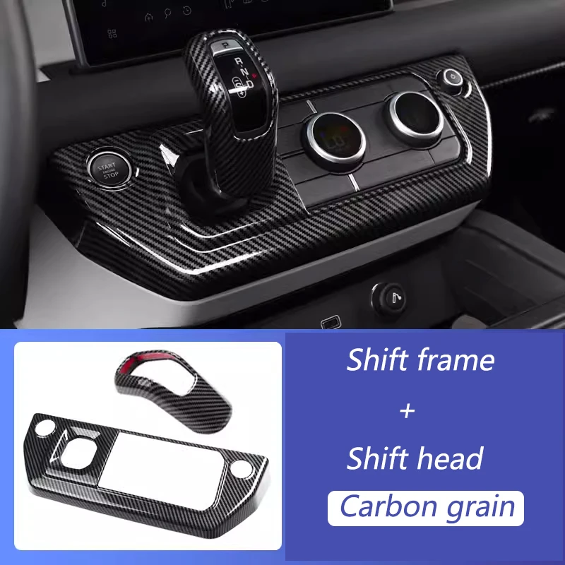 

Для Land Rover Defender 90 110 130 2020-24 Шестерни центральной консоли Режим кондиционера Рамка Крышка Наклейки Автомобильные аксессуары