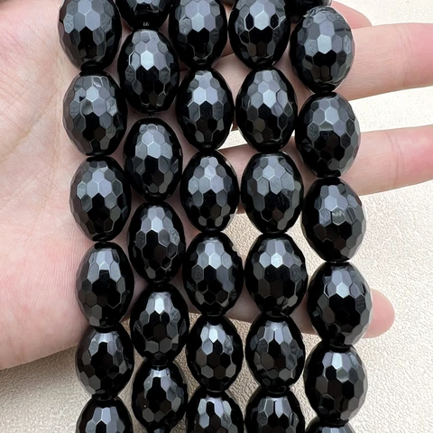 Черные агаты оникс бусины MARUCOL 15x20 мм 20 шт