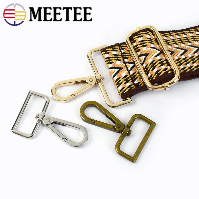 10Pcs 20-50mm Bag Metal Buckles Dog Collar Luggage Hanger Lobster Clasps Swivel Trigger Clips Snap Hook DIY Craft Accessories images - 6