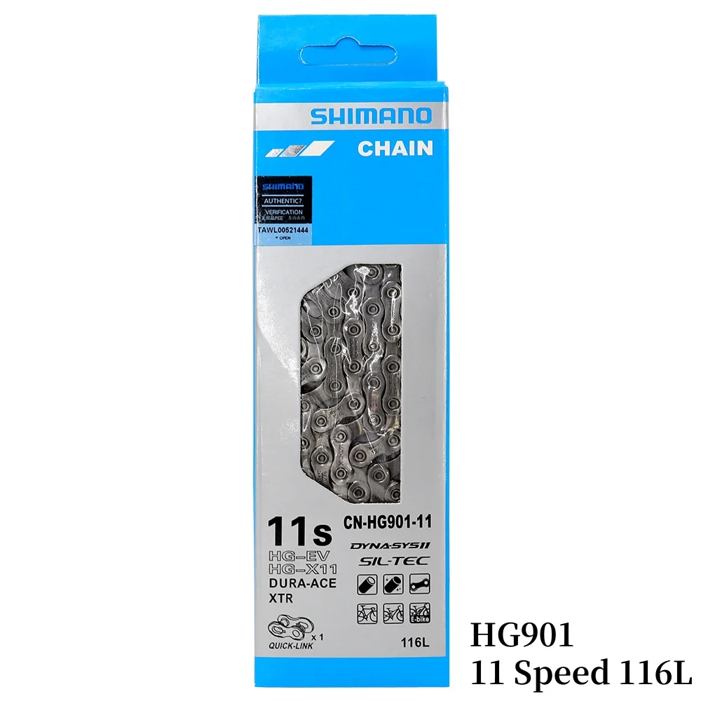 Shimano HG53 HG54 HG701 HG901 M8100 Велосипедная цепь 8 9 10 11 12-скоростная велосипедная MTB 116L 126L