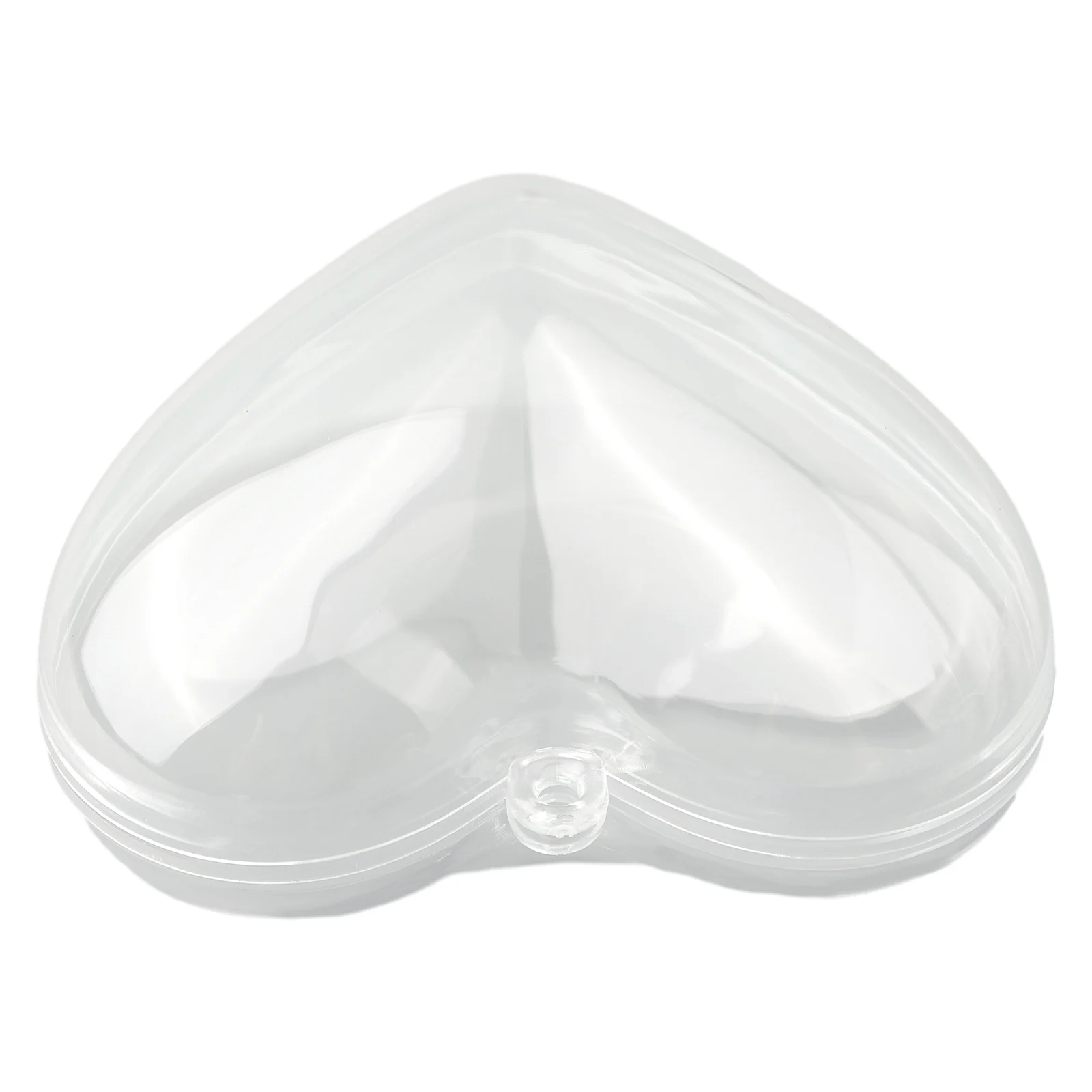 10 шт. рождественские шары прозрачные заполняемые безделушки в форме сердца