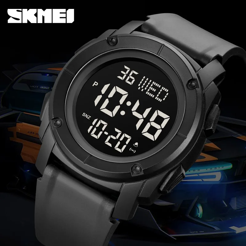 

SKMEI Brand Digital Watch Men Sport Watches Electronic LED Male Wrist Watch For Men Clock Waterproof Wristwatch Outdoor Hours