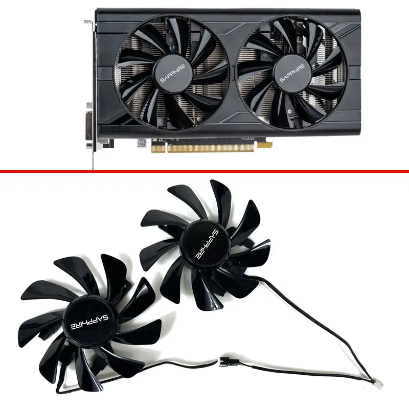 

New 85MM FD9015U12S T129215SU GPU Graphics Cooling Fan For Radeon Sapphire RX 580 2048SP 8G D5 Graphics Video Card Cooler Fan