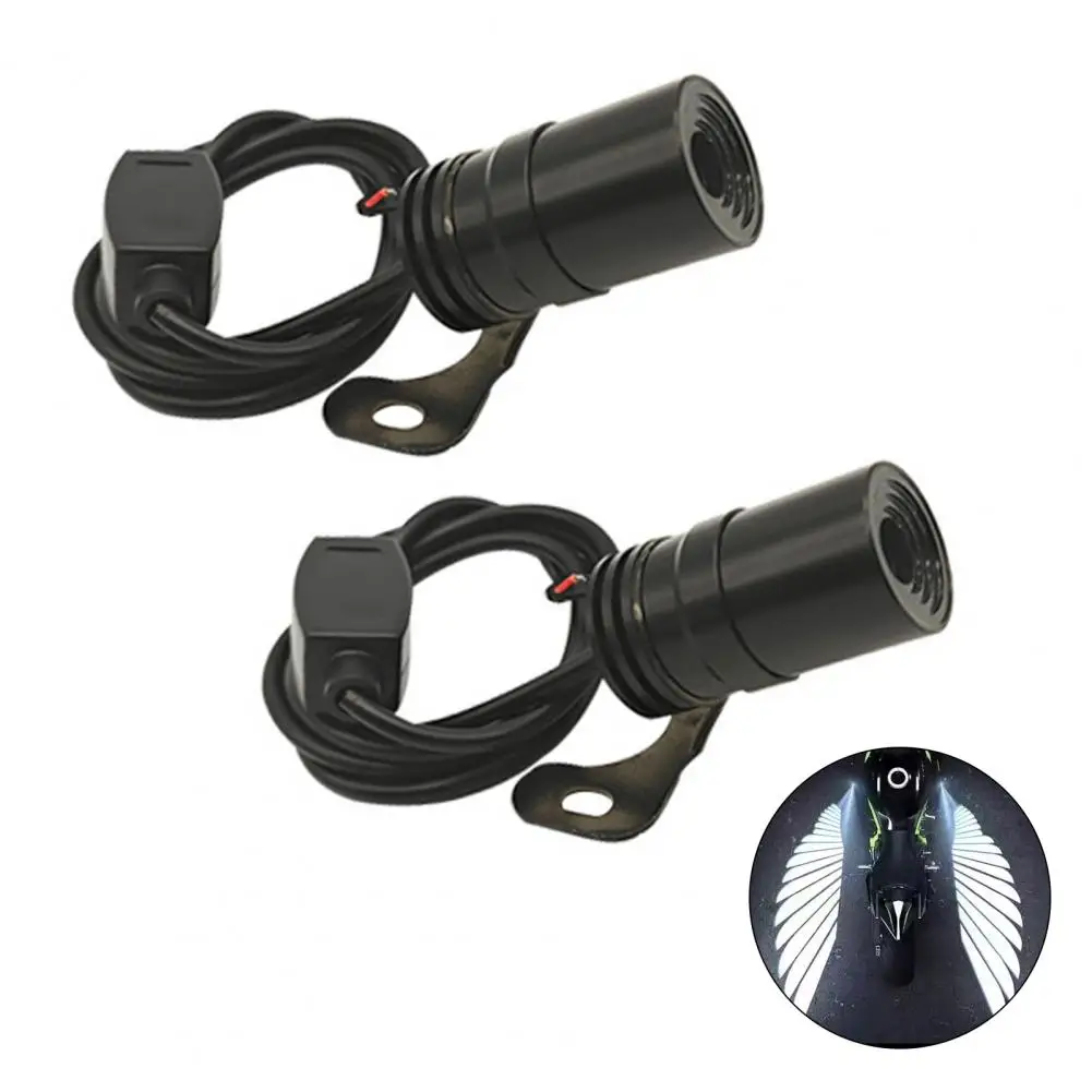 

Энергоэффективный светильник для мотоцикла, светодиодный светильник для проектора, универсальный теневой светильник с логотипом Angel Wing для мотоцикла, мото