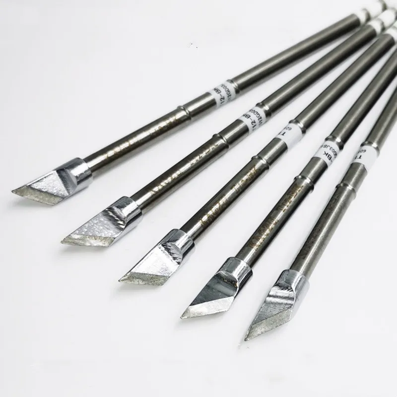Фото 6 шт./T12-C6/C8/C10/C15/BK/SKU паяльное жало, сварочная головка, нестандартное высококачественное жало T12, используемое для ручки P9/M8/9501 №2