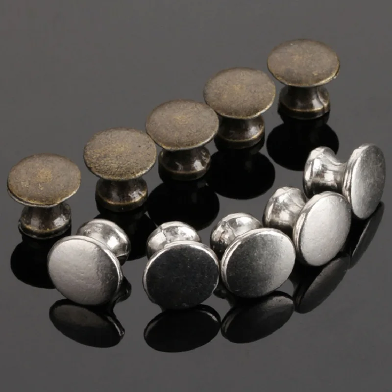 5 шт., круглые винтажные Мини-ручки для шкатулок для ювелирных изделий, 12 х11 мм