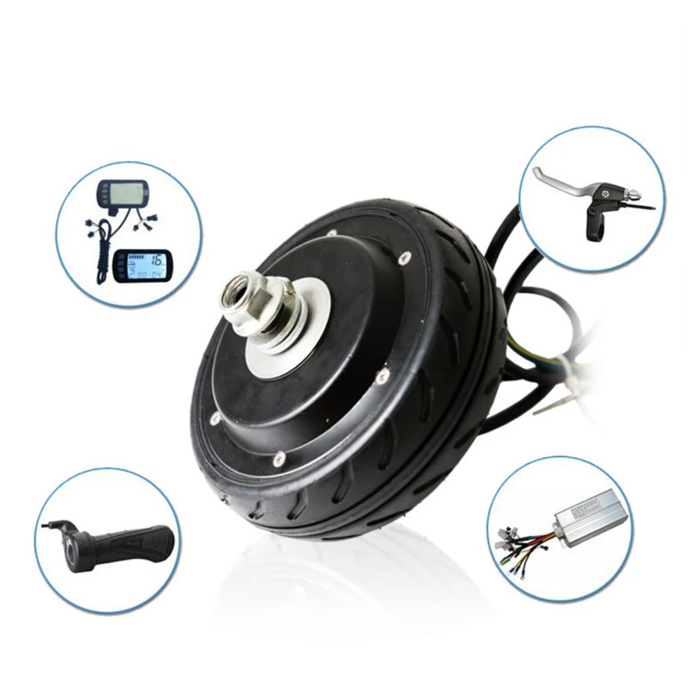 

Motor wheel 4 inch E bike hub Modification kit for Scooter Motor Brushless Toothless Electric bicycle Engine Wheel Motor