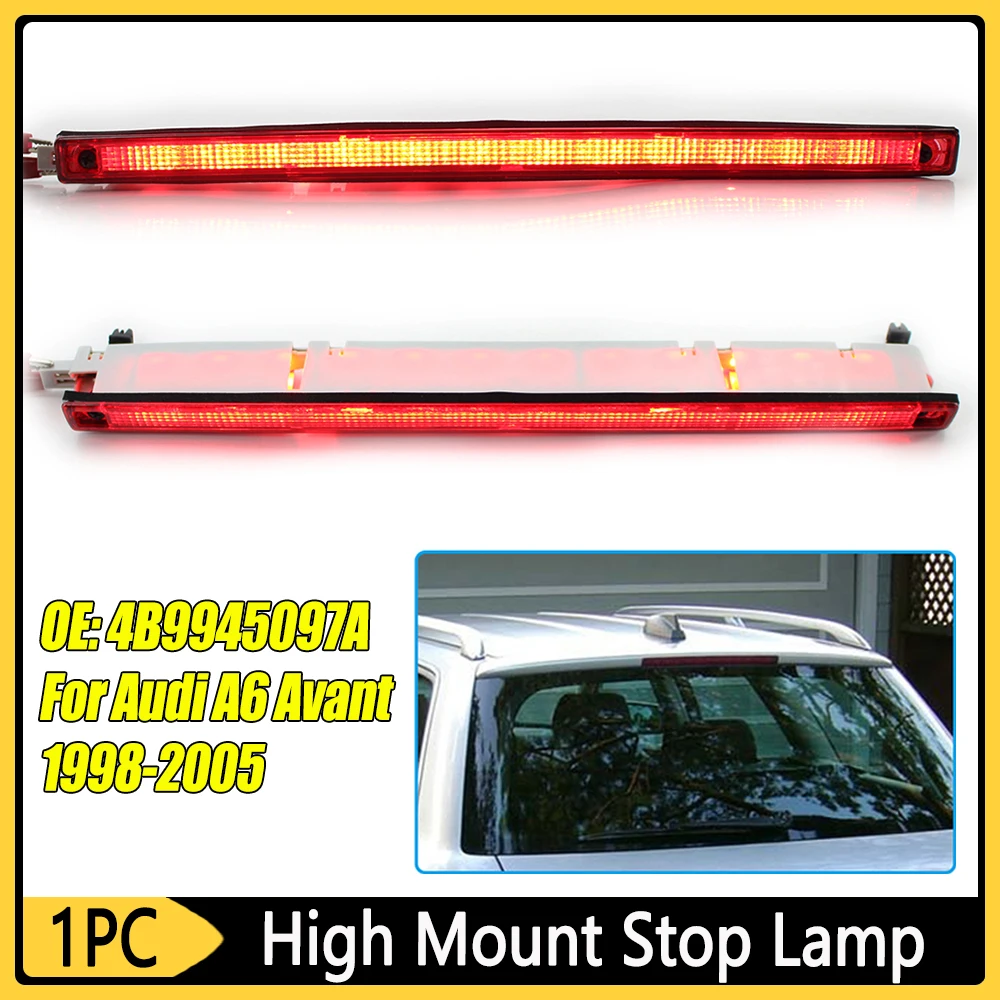 Красная Сигнальная Лампа Для Audi A6 Avant 1998-2005 Гг. Задний Стоп-сигнал С Высоким