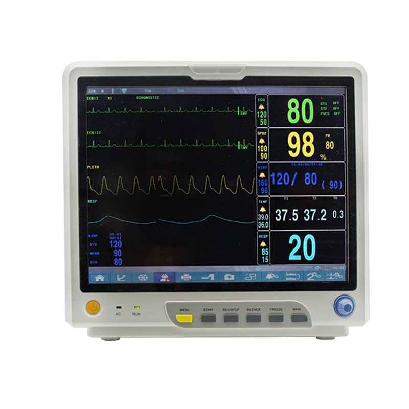 CMS9200 15-дюймовый портативный монитор пациента ICU CCU Монитор жизненно важных