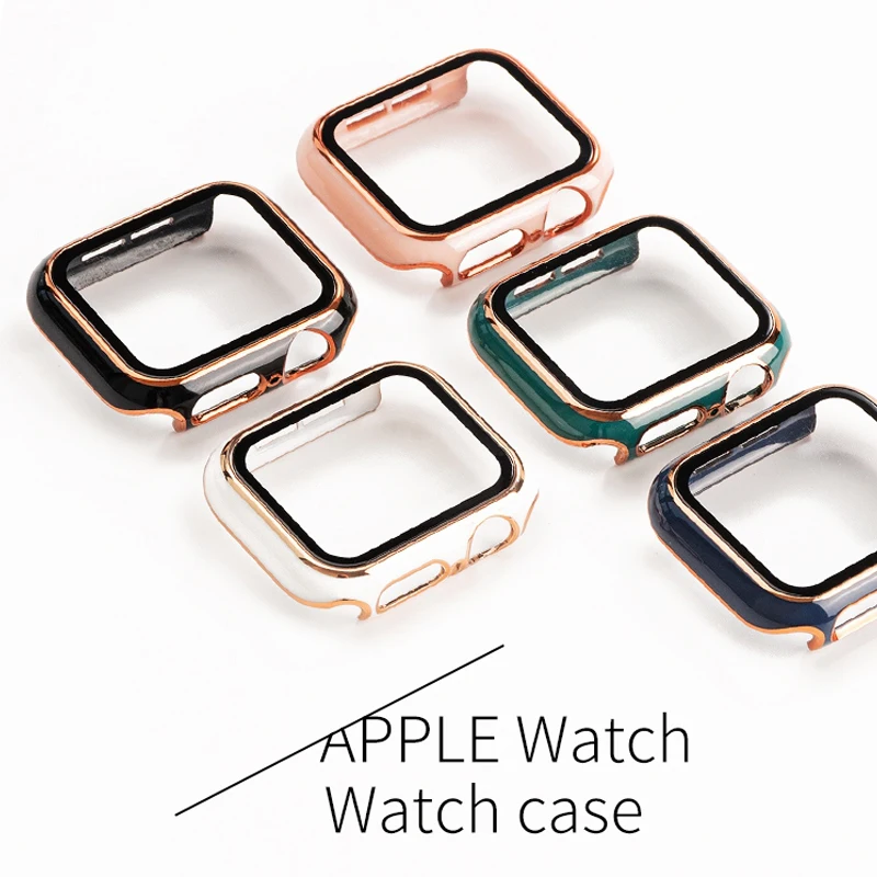 Screen Protector Case for Apple Watch Ultra 49mm Strap Frame Bumper 45MM For Iwatch Series 8 7 6 5 4 44MM Glass Film Accessories