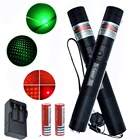 Красный зеленый лазерный прицел красный лазер 303 указка мощное устройство с регулируемым фокусом лазерная головка включает 18650 батарею