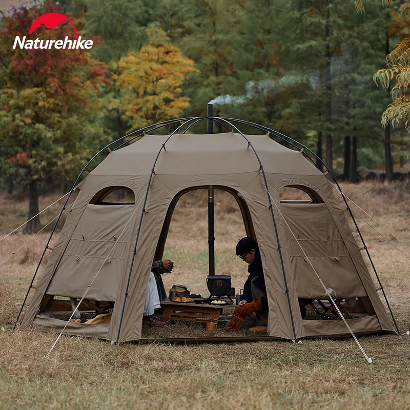 Naturehike MG Fire Tent большая просторная купольная палатка для гостиной приготовления