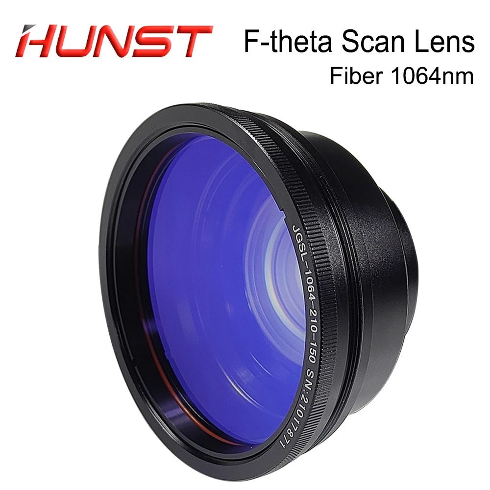 HUNST F-theta M85x1 Сканирующая Линза 1064 Нм Полевая 50-400 Мм Фотоэлемент Для Оптоволоконной
