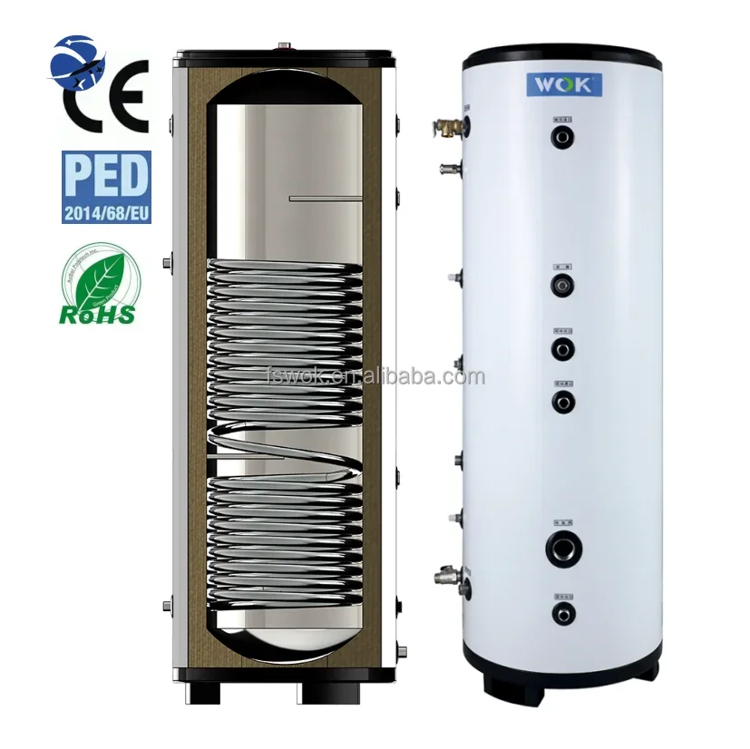 Бытовое хранилище горячей воды бак теплового насоса 100L 200L 250L 300L 400L 500L 800L с