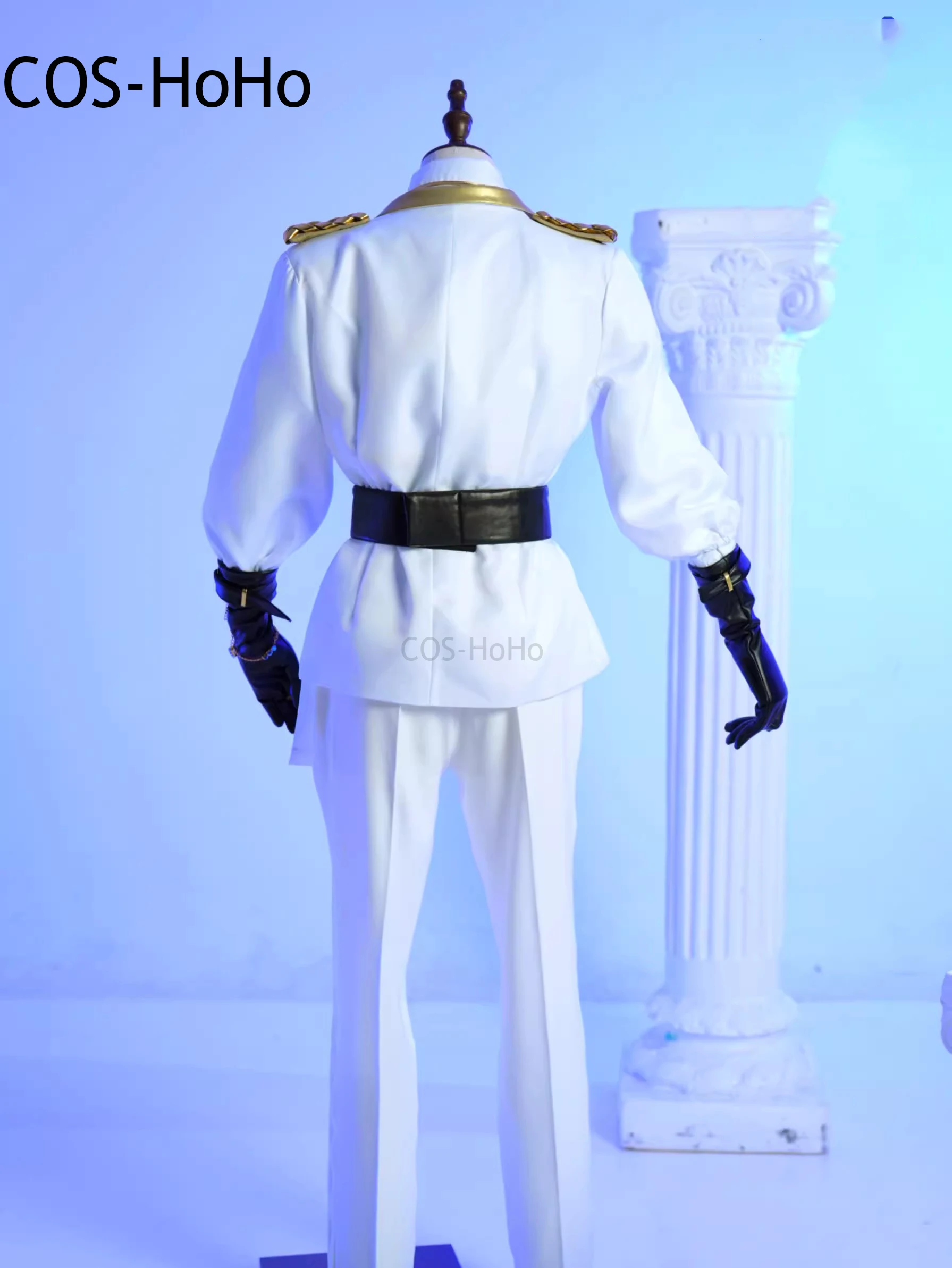Фото COS-HoHo Nu: Карнавальный игровой костюм Эдмонда, великолепная красивая униформа, карнавальный костюм, наряд для ролевых игр на Хэллоуин, XS-XXL №4