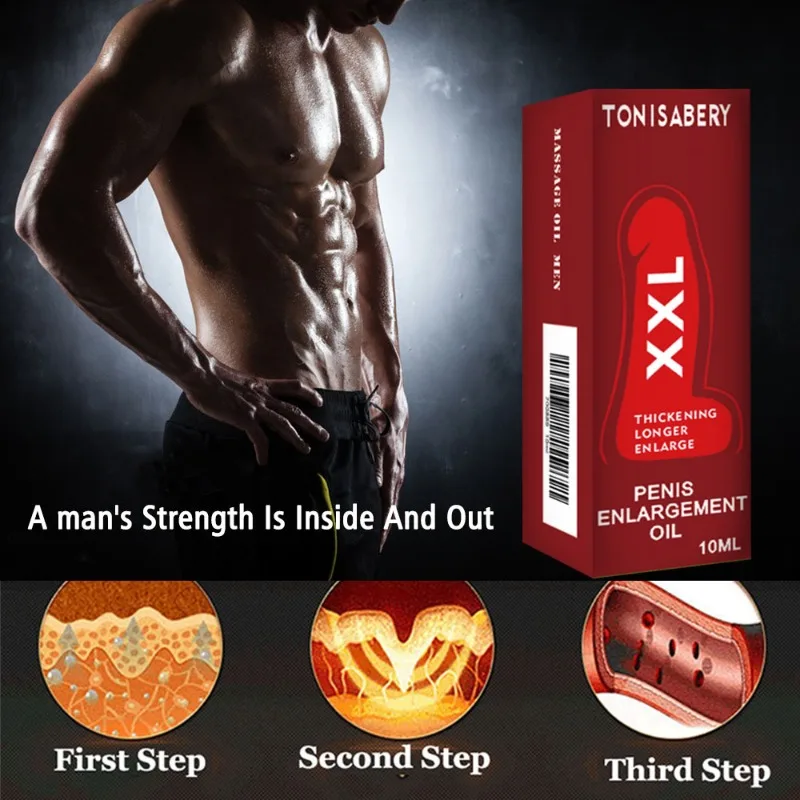 XXXL масло для увеличения пениса мужское роста массажное задержки оргазма