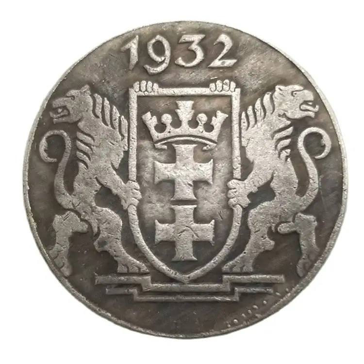 

Польские посеребренные монеты 1932, копия, коллекционные монеты, Волшебная монета, украшение для дома, крафтовые монеты, настольное украшение...