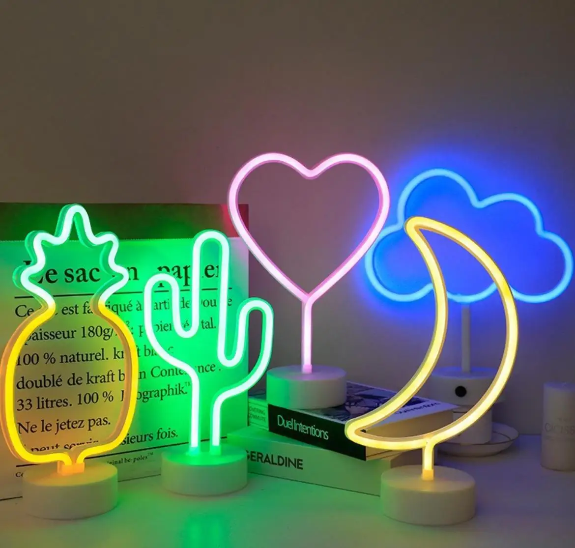 

LED decorative lighting girl heart ins nightlight