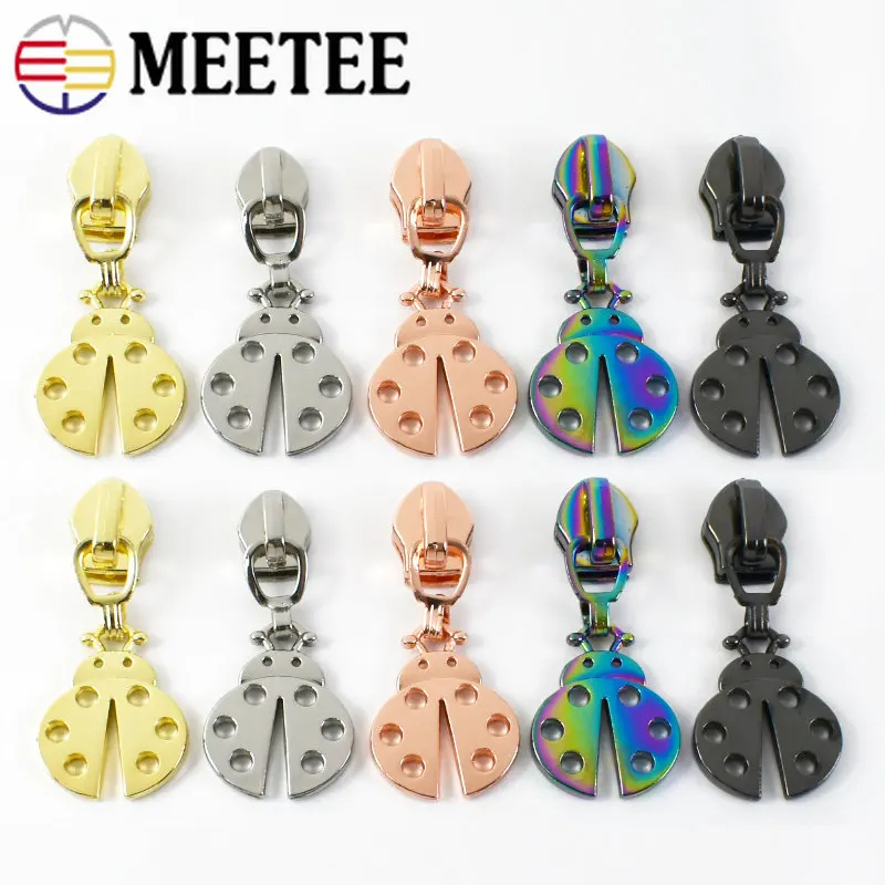 

5/10/20Pcs 5# Zipper Slider Head for Nylon Zippers Tapes Bag Pocket Clothes Decor Zips Pull Zip Repair Kits DIY Sewing Accessory