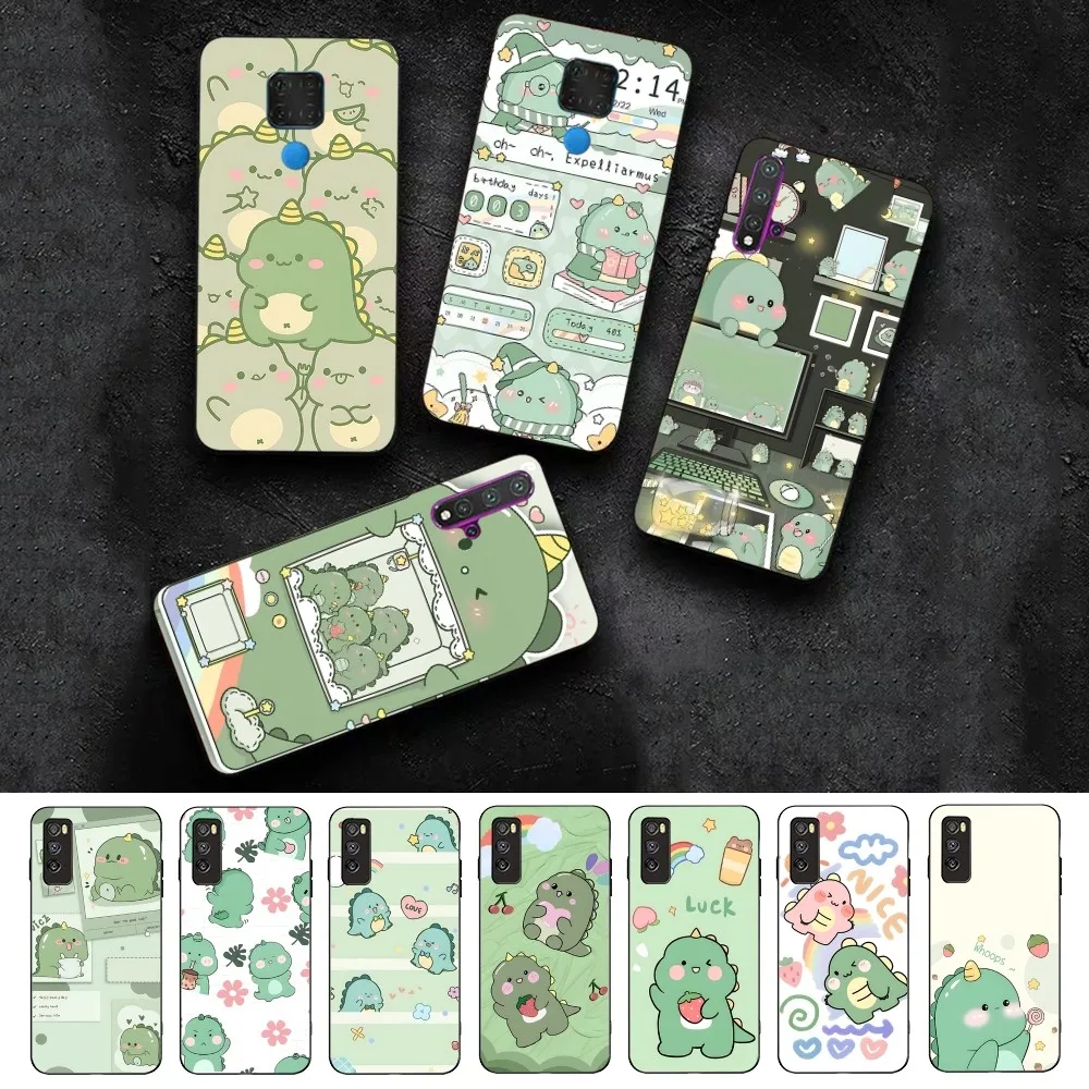 

Cute Cartoon Dinosaur Phone Case For Huawei Mate 10 20 30 40 50 lite pro Nova 3 3i 5 6 SE 7 pro 7SE