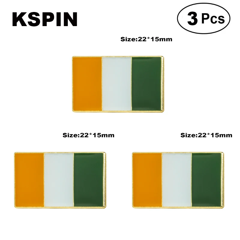 

Ivory Coast Flag Brooches Lapel Pin Flag badge Brooch Pins Badges