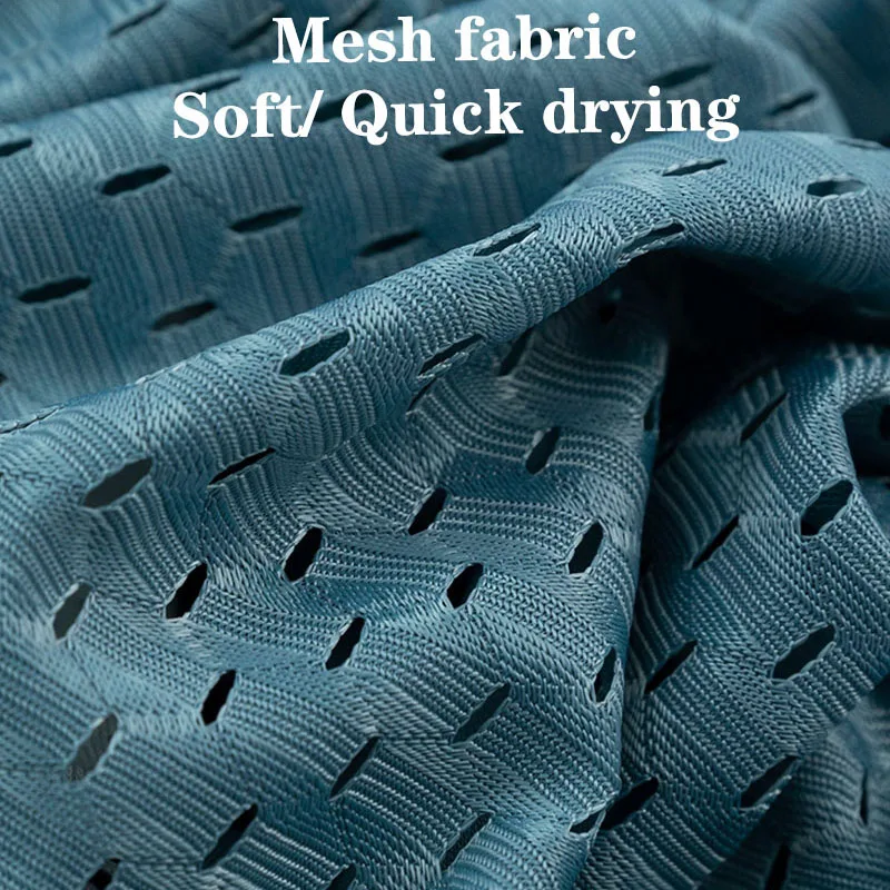 4PCS/Lot 8XL Mesh Hole Mens Underwear Boxers for Men Underwear BoxerShorts Man Pantis Summer Comfort Breathe