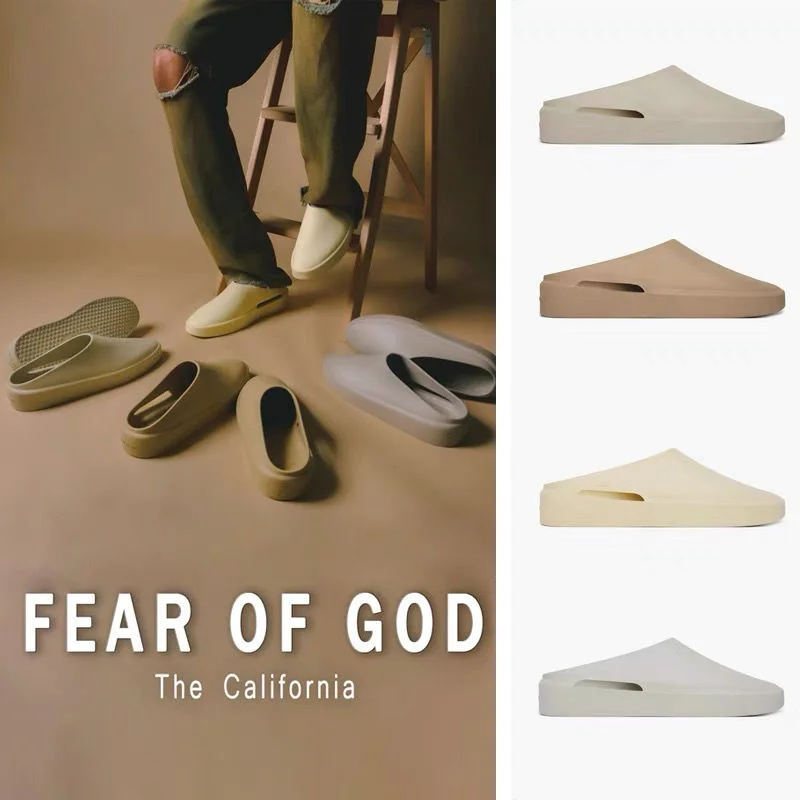 

Real FOG Fear of Men's Slippers God Summer 2023 Outdoor Beach Slippers EVA Women Casual Sandals Light Weight Couple Shoes