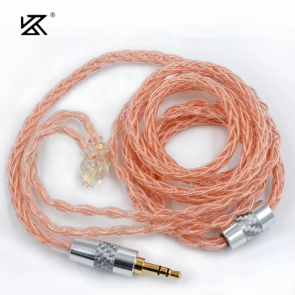 

KZ 8 Core Oxygen-free Copper Upgrade Cable Eaphones Cable Hifi Headst Wire For KZ ZS10 pro ZSN pro DQ6 CCA CA16 C12 TRN VX V90S