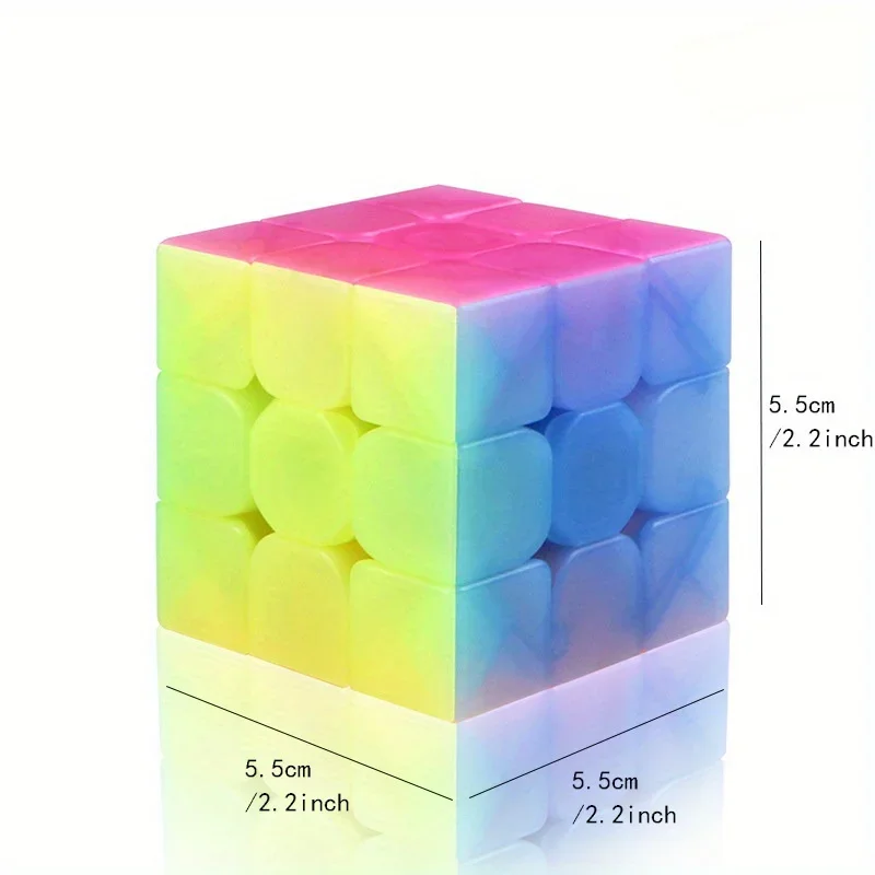 Qiyi Желейная серия Cube 2345 ступенчатая косая Пирамида Zongzi брелок-кубик Детские