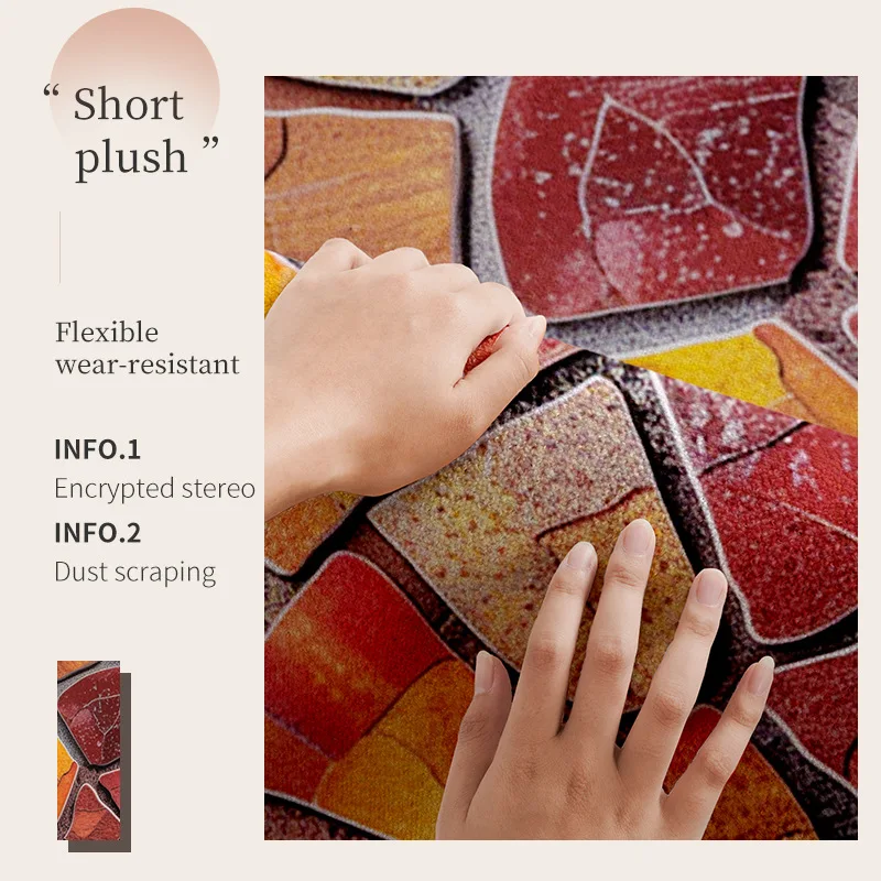 Напольный коврик для входной двери в стиле ретро домашний полукруглый свод