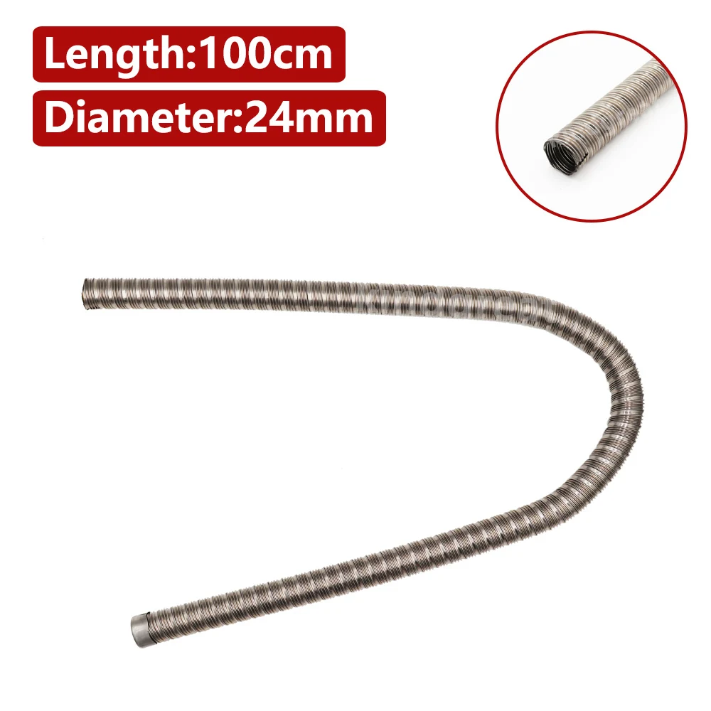 

Для обогревателя Webasto Eberspacher, диаметр 22 мм/24 мм/38 мм, 3 слоя, воздушный дизельный обогреватель, выхлопная труба 60 см/100 см/150 см