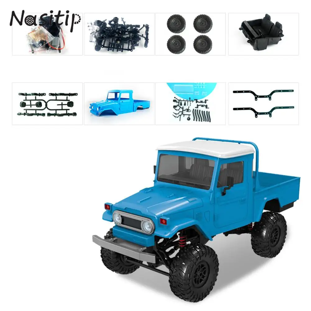 

NASITIP MN модель MN45 комплект 1/12 2,4G 4WD Радиоуправляемый автомобиль без ESC передатчик аккумулятора приемник